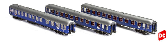Hobbytrain 43022 DB Messezug Hannover Coach Set (3) IV HO