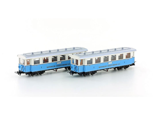 Hobbytrain 43103 Bayern Zugspitzbahn Coach Set (2) II (HOe) HO