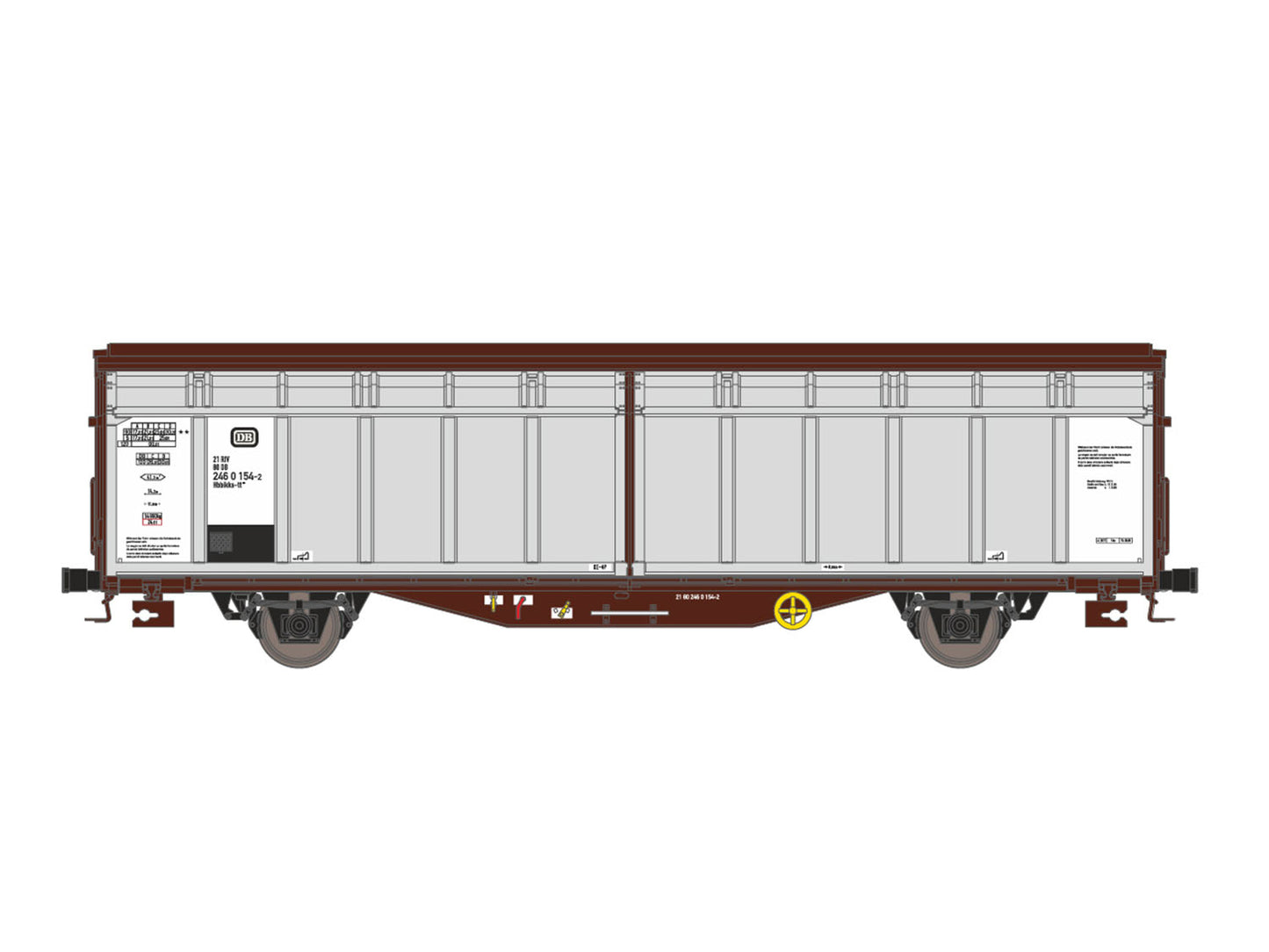 Hobbytrain DB Hbbiks 4 Wheel Long Wheelbase Van IV H45001 HO Gauge