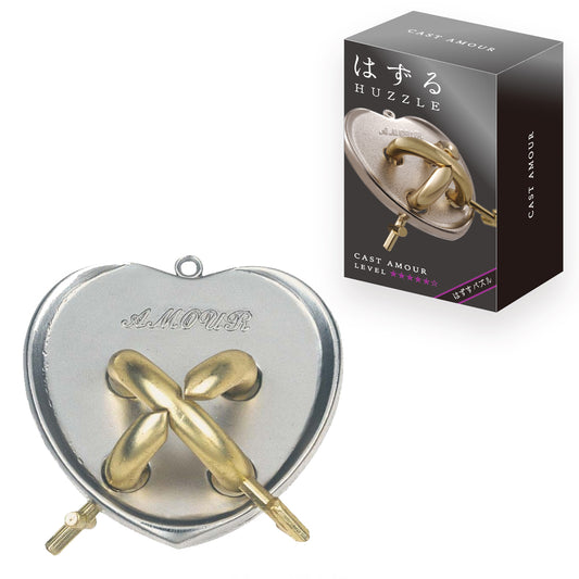 Huzzle Amour - Cast Metal Puzzle Brainteaser by Hanayama H5082