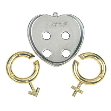 Huzzle Amour - Cast Metal Puzzle Brainteaser by Hanayama H5082