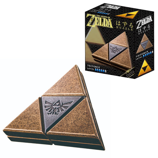 Huzzle Zelda Triforce - Cast Metal Puzzle Brainteaser by Hanayama H5145