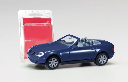 Herpa Minikit Mercedes-Benz SLK Roadster Sapphire Blue HO Gauge HA012188-007