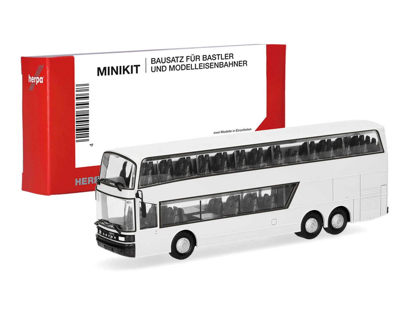 Herpa Minikit Setra 228 DT White HA014335 HO Gauge