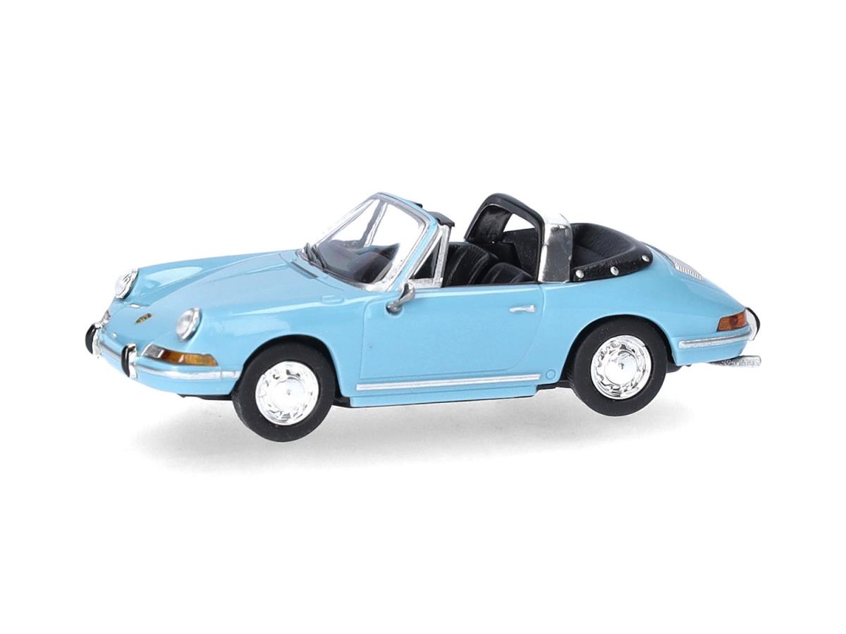 Herpa Porsche 911 Targa Pastel Blue HO Gauge HA023733-004
