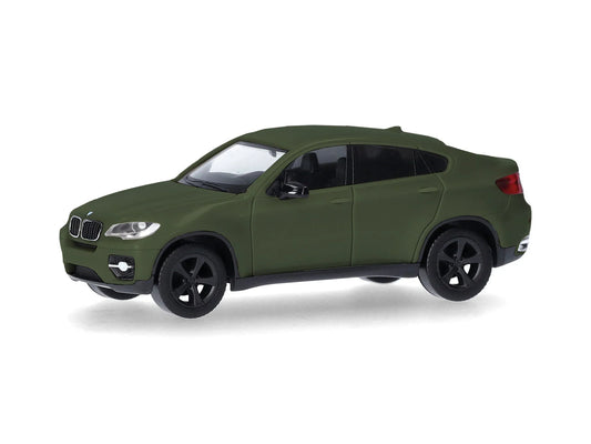 Herpa BMW X6 Dull Olive HA024037-005 HO Gauge