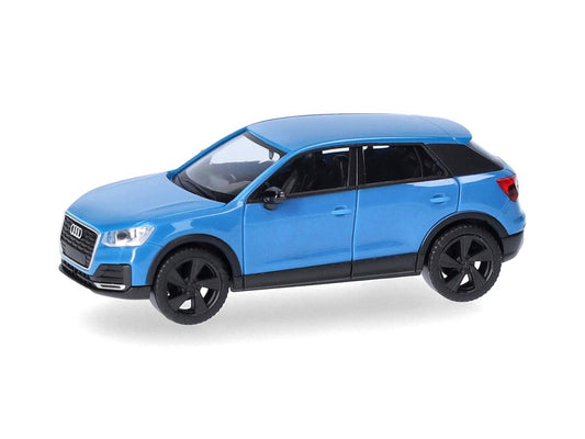 Herpa Audi Q2 Turbo Blue Black Rims HA028677-003 HO Gauge