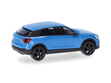 Herpa Audi Q2 Turbo Blue Black Rims HA028677-003 HO Gauge