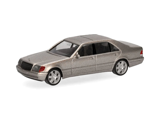 Herpa Mercedes Benz 600 SEL V12 Smoky Silver w/Brabus Rims HA030946-002 HO Gauge