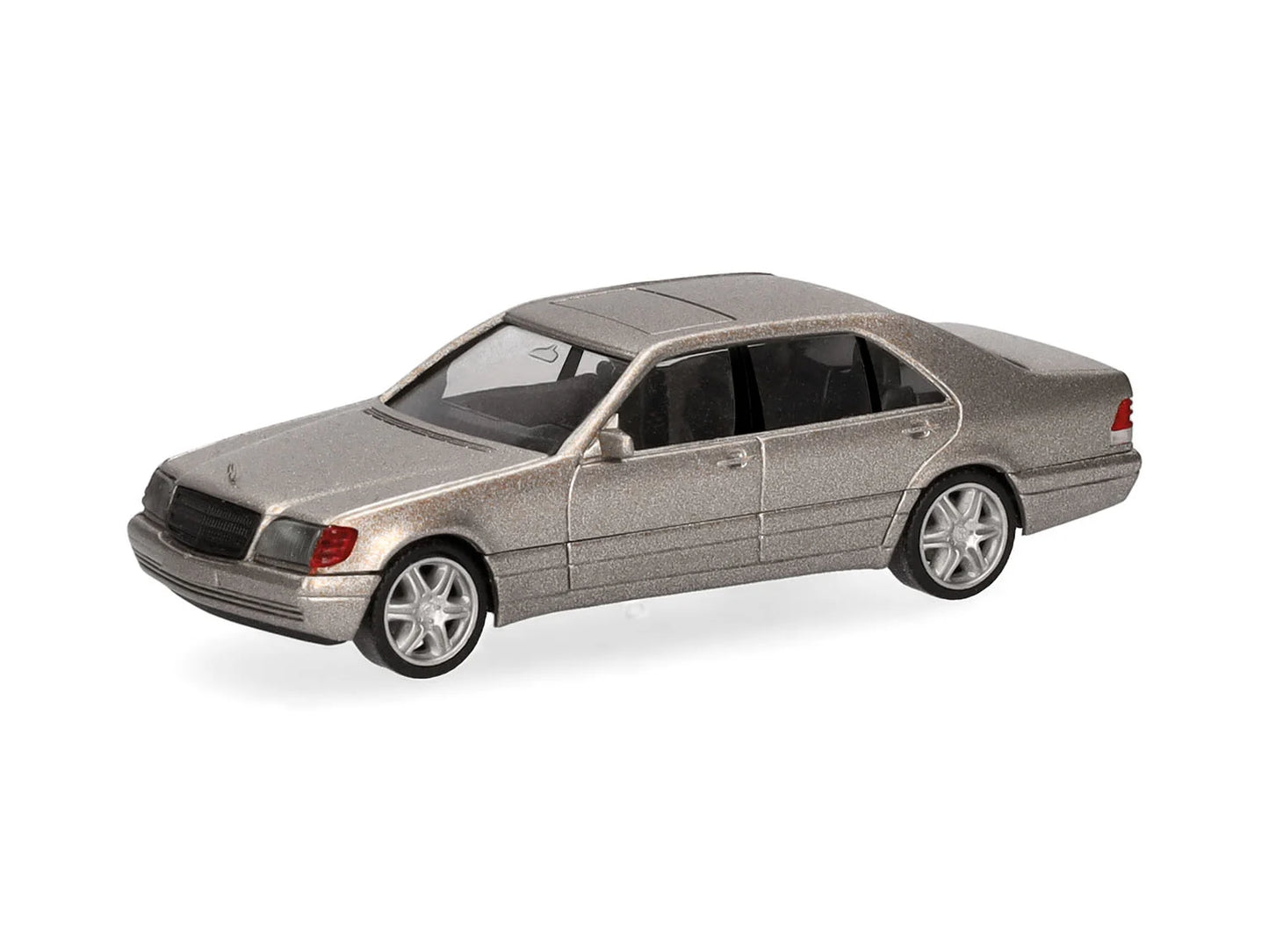 Herpa Mercedes Benz 600 SEL V12 Smoky Silver w/Brabus Rims HA030946-002 HO Gauge