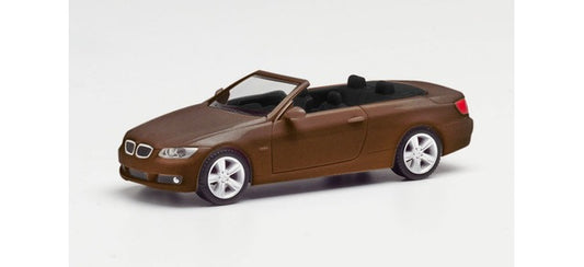 Herpa 033763-002 BMW 3 Series Cabriolet Metallic Marrakesh Brown HO