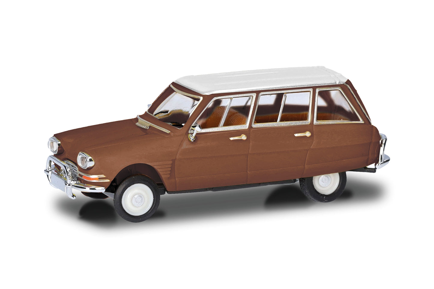 Herpa 38959 Citroen AMI 6 Break Brown w/White Roof HO Gauge