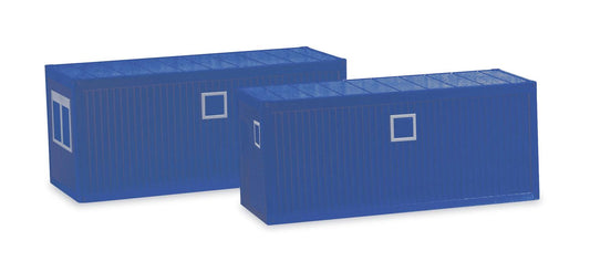 Herpa Mobile Office Container Set (2) HO Gauge HA053600-003