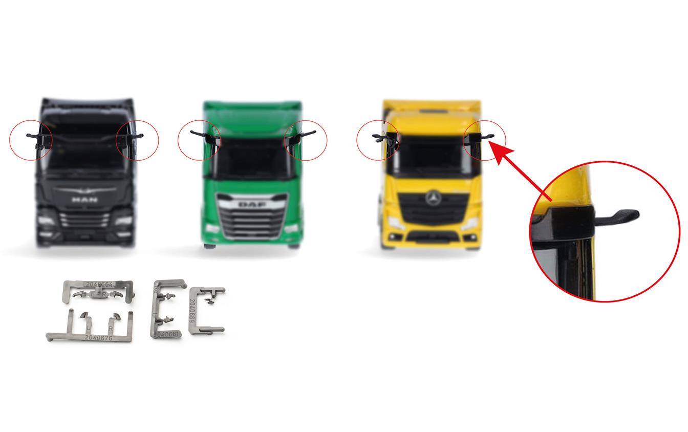 Herpa Mirror Cameras (5) HO Gauge HA054447