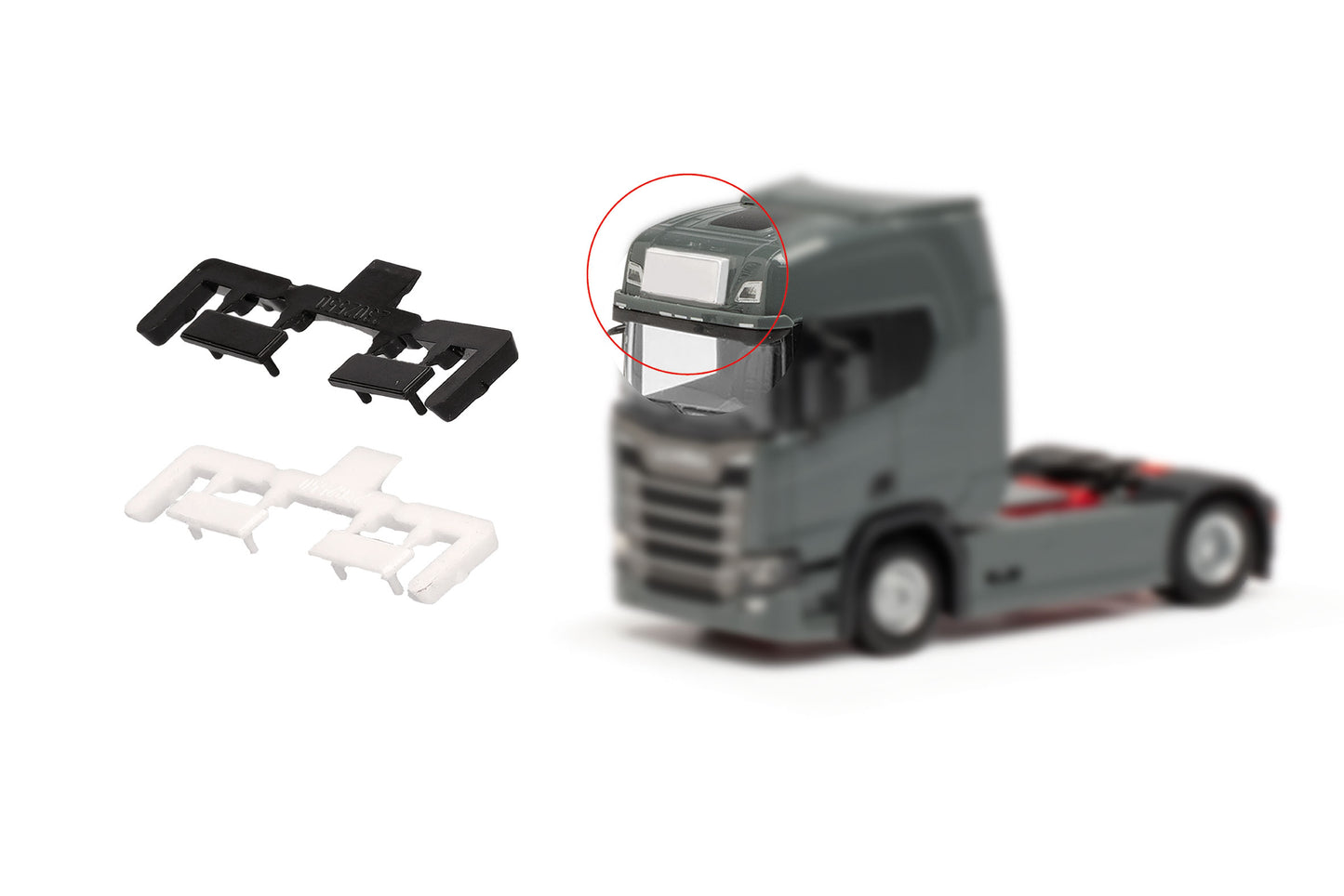 Herpa 54638 Light Boxes (6xWhite/2xBlack) HO Gauge