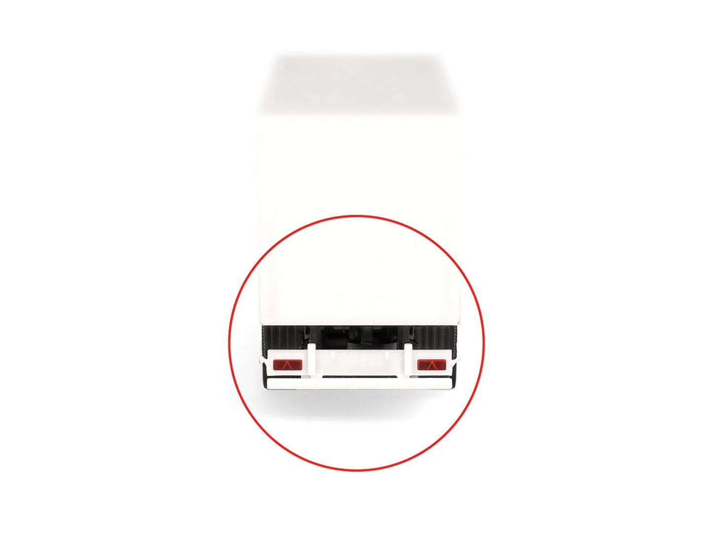 Herpa Rear Bumper Schmitz (8) White HA054713 HO Gauge