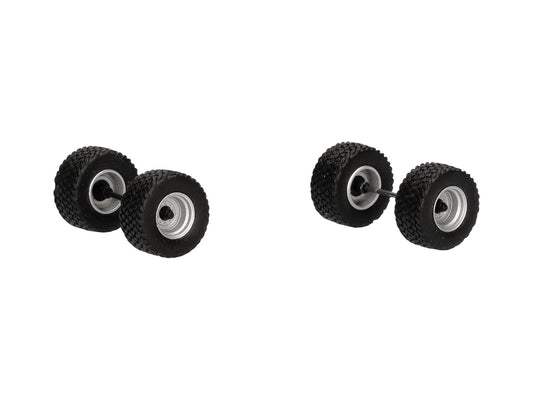 Herpa Krampe BigBody 650 Wheelsets (6) Silver/Black HA054959 HO Gauge