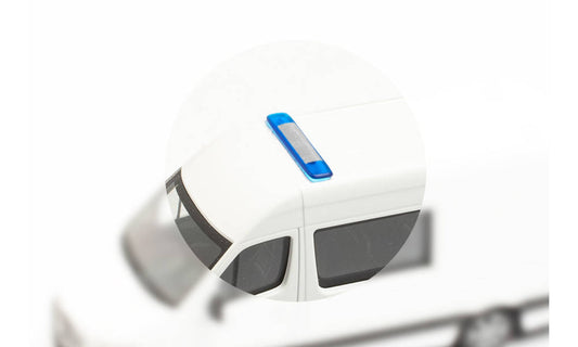 Herpa Hansch DBS 5000 Transporter Warning Light Blue (12) HA055406 HO Gauge