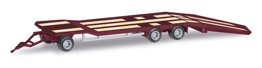 Herpa Goldhofer TU3 Trailer Wine Red HO Gauge HA076135-007