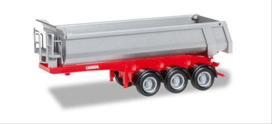 Herpa 076241-002 Carnehl Rough Trough Semitrailer 3a Red HO