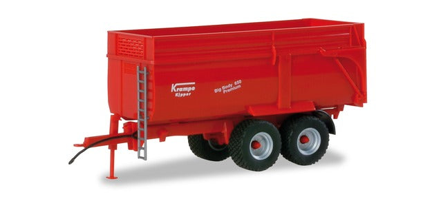 Herpa 076340-002 Krampe Big Body 650 Agricultural Trailer HO