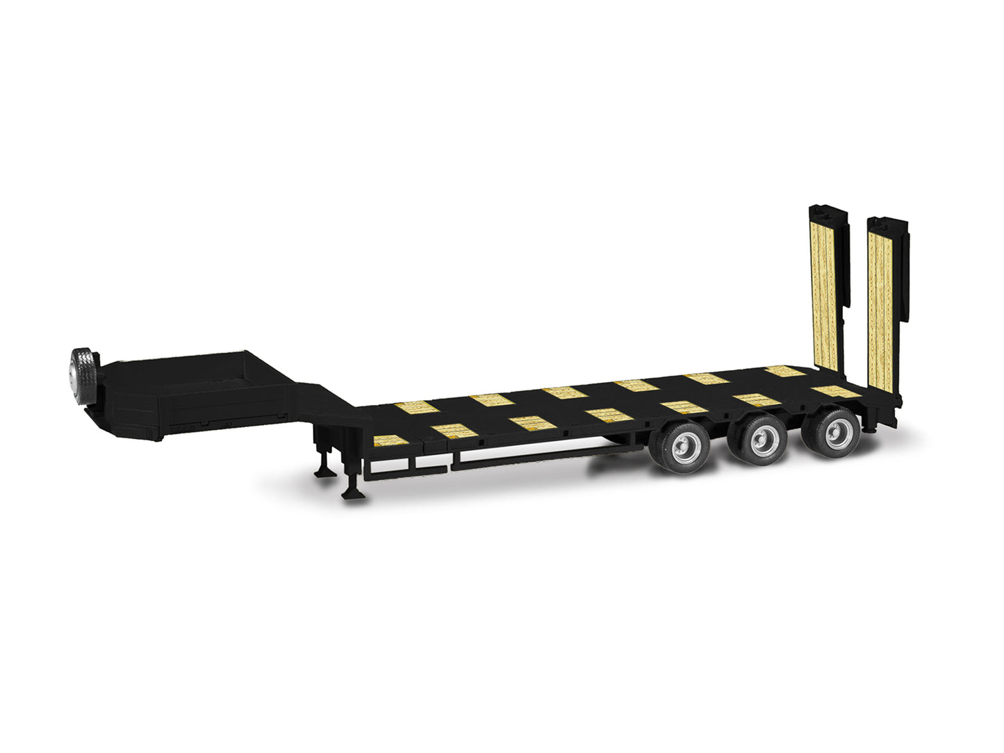 Herpa Goldhofer 3 Axle Semitrailer Black HA076371-009 HO Gauge