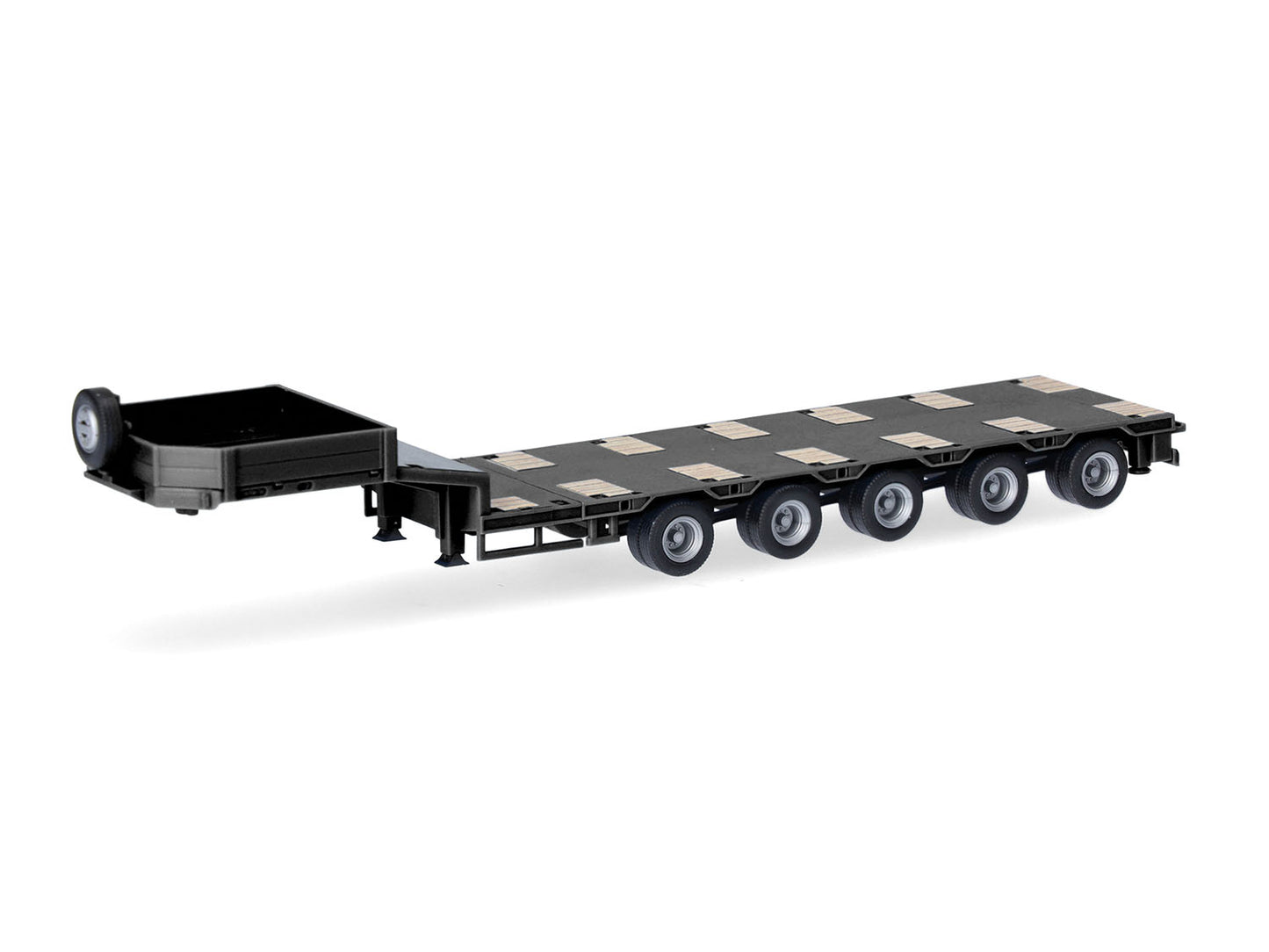Herpa Goldhofer Semi Lowboy 5 Axle Trailer Anthracite Grey HA076388-012 HO Gauge