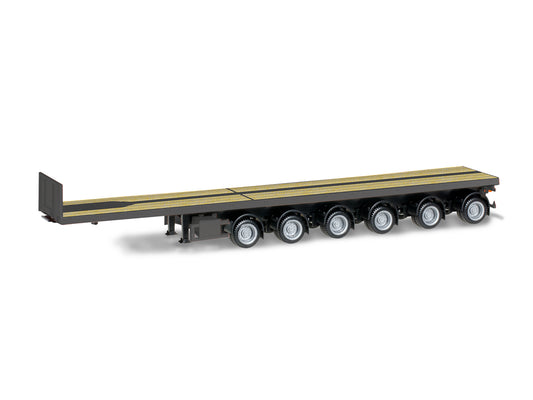 Herpa Nooteboom 6 Axle Ballast Trailer Grey HA076715-005 HO Gauge