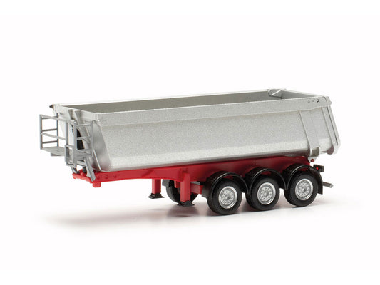 Herpa Schmitz Cargobull Tipper Trailer Silver Metallic HO Gauge HA077026-002