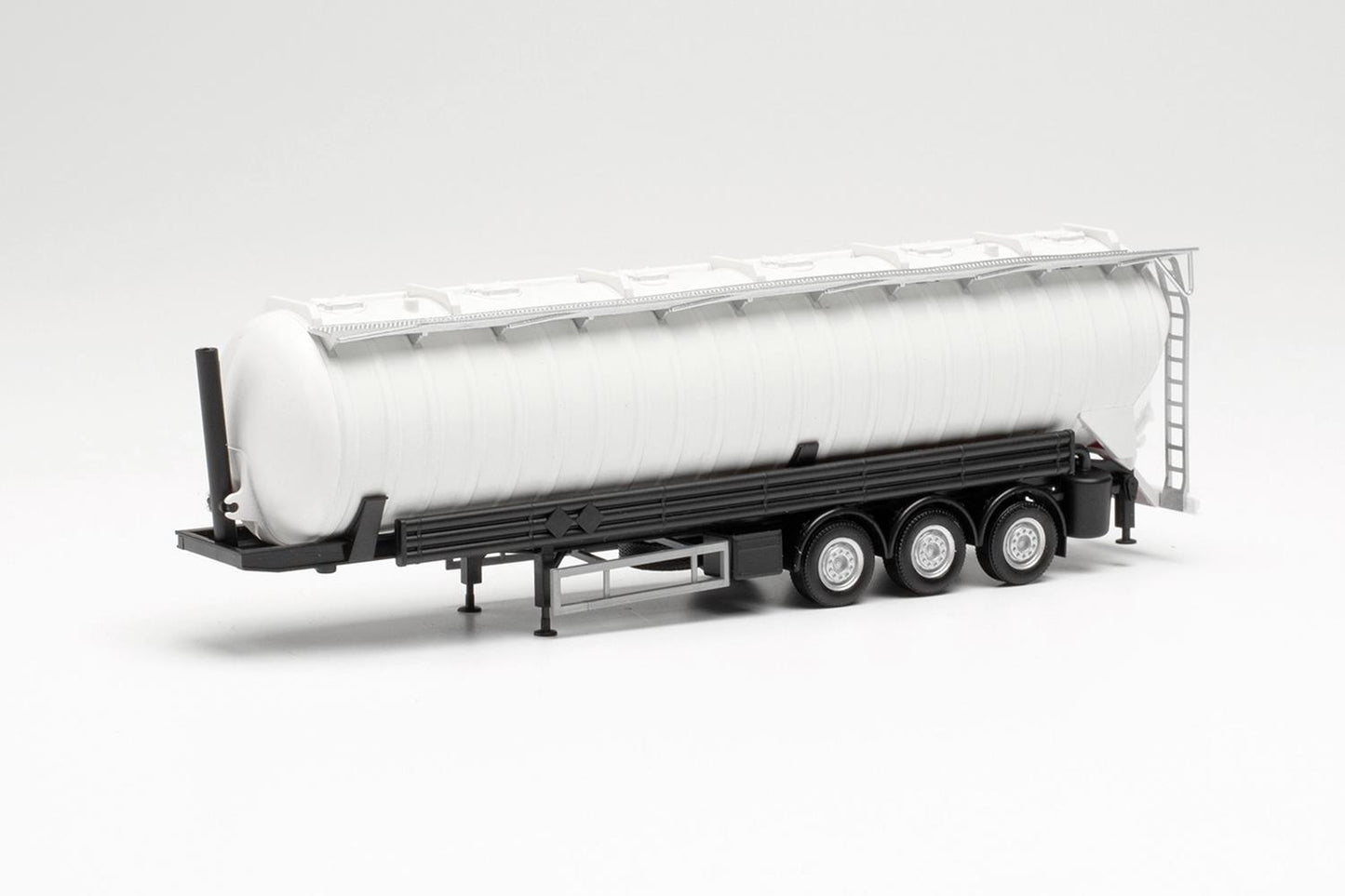 Herpa FFB ADR Suction Bulk Semitrailer White HA077033 HO Gauge