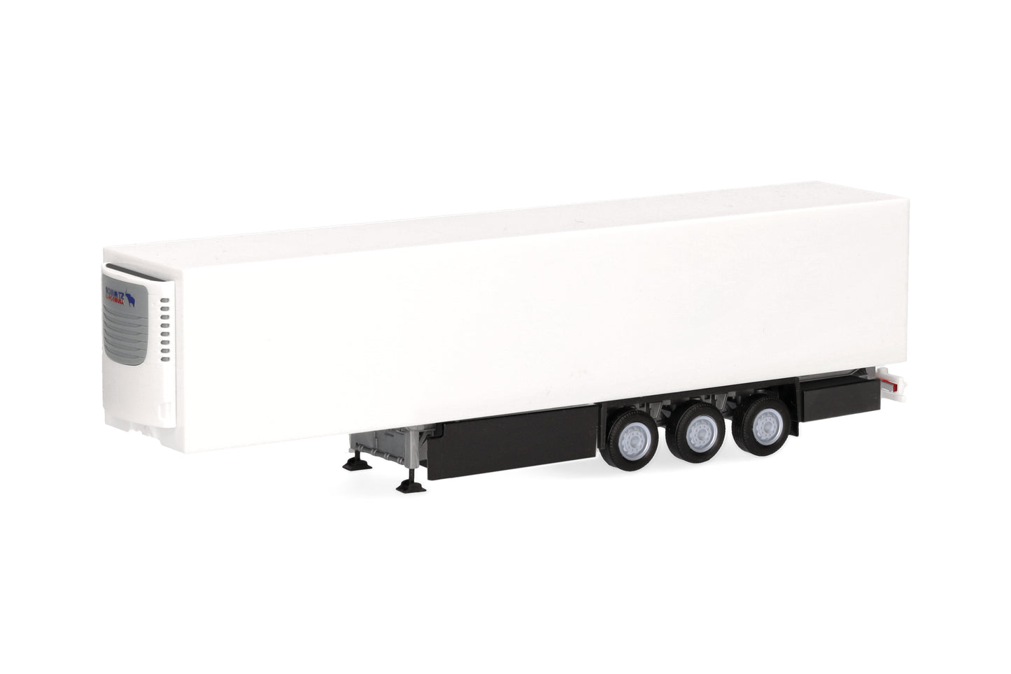 Herpa Schmitz Electric Refrigerated Box 3 Axle Trailer White HA077088 HO Gauge