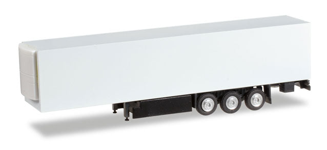 Herpa 84512 Minikit Refrigerated Box Semitrailer White TT Scale