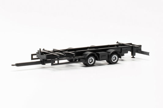 Herpa Interchangeable Tandem Volume Trailer Chassis (2) HA085540 HO Gauge