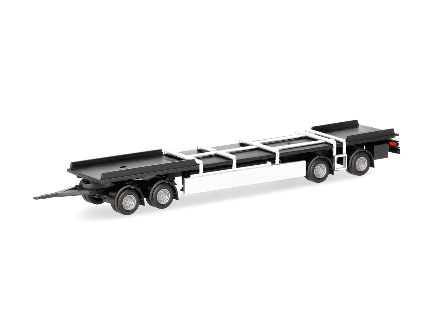 Herpa Swedish Box Truck Trailer 4 Axle Chassis (2) HA085953 HO Gauge