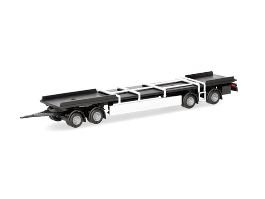 Herpa Swedish Box Truck Trailer 4 Axle Chassis (2) HA085953 HO Gauge