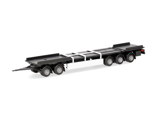 Herpa Swedish Box Truck Trailer 5 Axle Chassis (2) HA085960 HO Gauge
