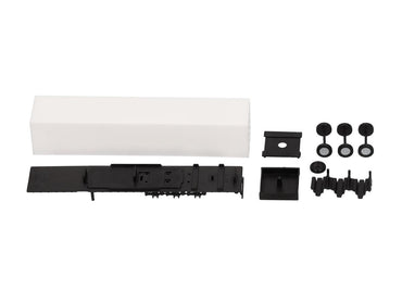 Herpa Box Semitrailer 3 Axle White (2) HA086127 HO Gauge