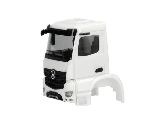 Herpa MB Arocs S Cab Set (2) White HA086394 HO Gauge