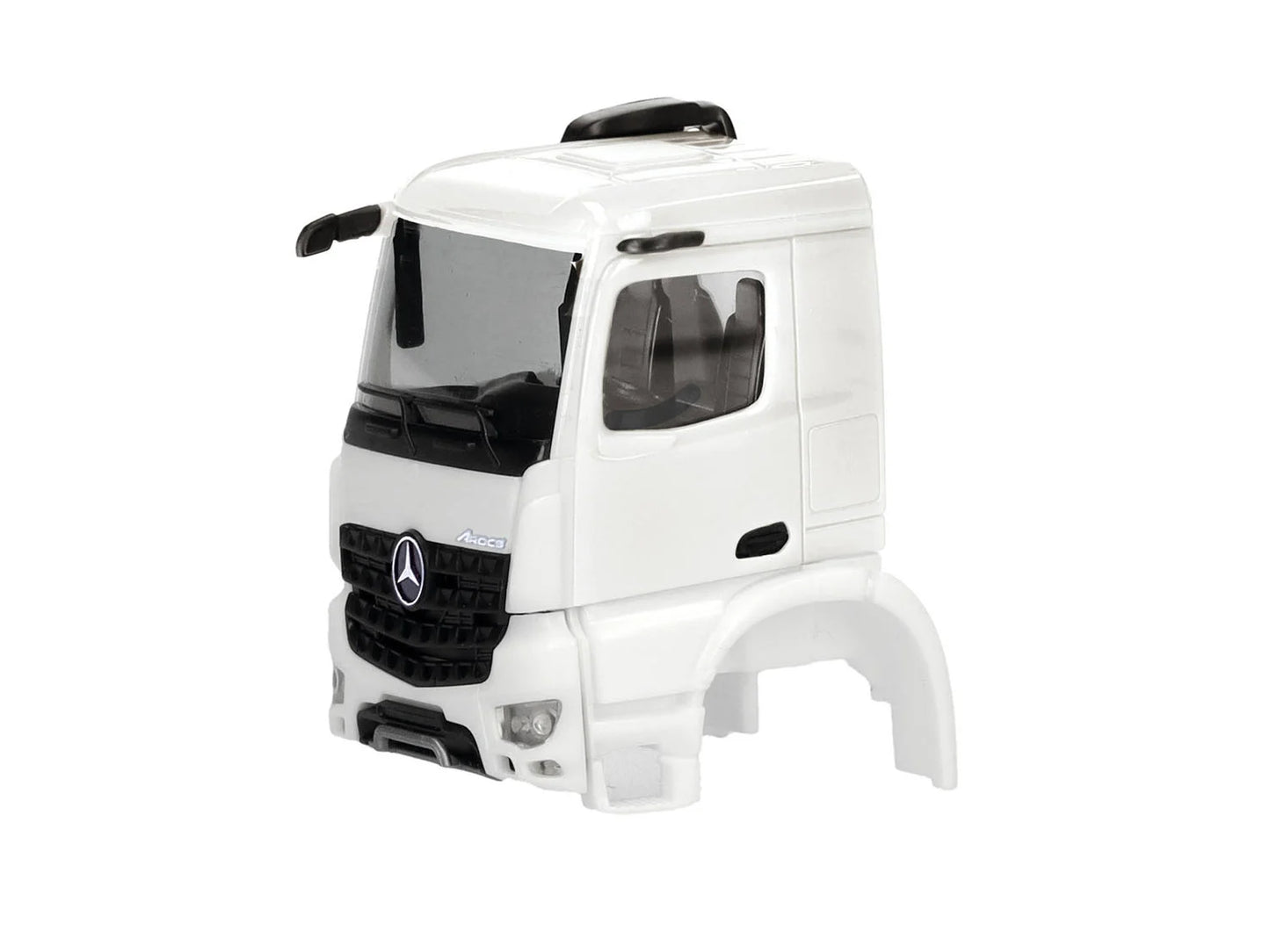 Herpa MB Arocs M Cab Set (2) White HA086400 HO Gauge