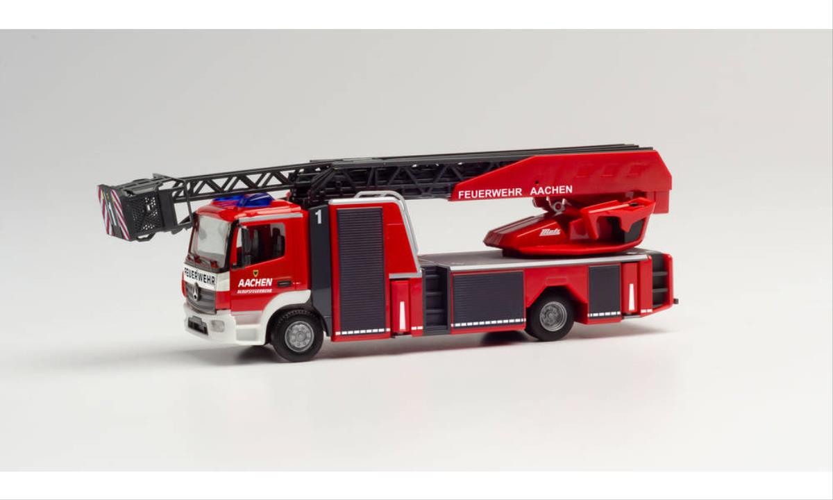 Herpa 95938 MB Atego '13 Rosenbauer Turntable Ladder Feuerwehr Aachen HO