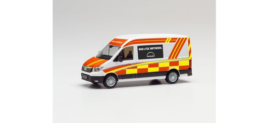 Herpa 96263 MAN eTGE Bus HD Corona Impfmobil HO
