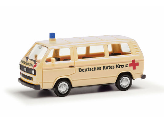 Herpa Basic VW T3 Bully Rotes Kreuz HO Gauge HA097611