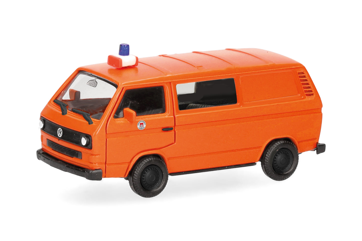Herpa VW T3 Halfbus Feuerwehr Hamburg HA098281 HO Gauge