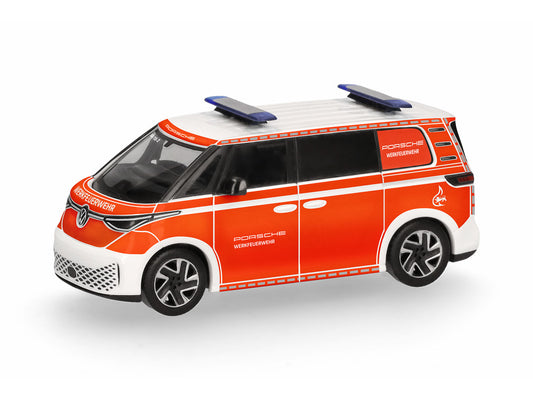 Herpa VW ID Buzz Werkfeuerwehr Porsche HA098342 HO Gauge