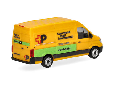 Herpa MAN eTGE High Roof Van Swiss Post HA098571 HO Gauge