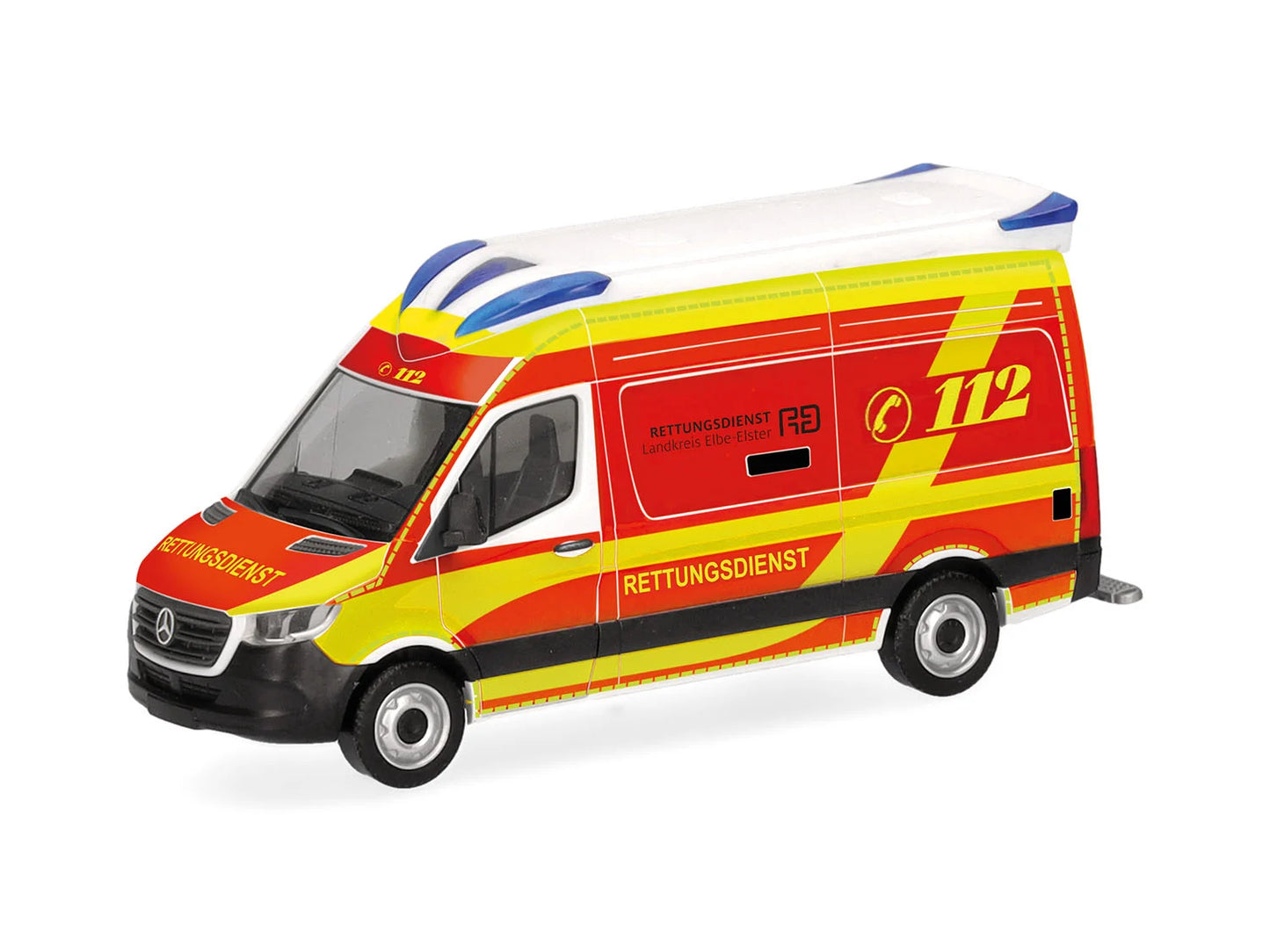 Herpa MB Sprinter '18 Rescue Vehicle Elbe-Elster HA099042 HO Gauge