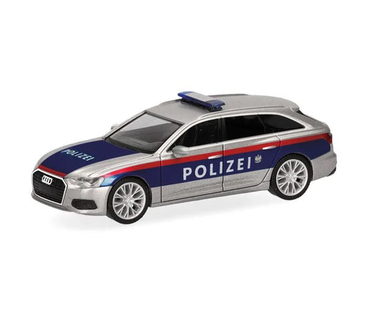 Herpa Audi A6 Avant Polizei Osterreich HA099103 HO Gauge