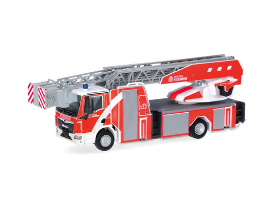 Herpa MAN TGM CC Turntable Ladder Berliner Feuerwehr HA099257 HO Gauge