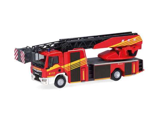 Herpa MAN TGM CC Turntable Ladder Feuerwehr HA099301 HO Gauge