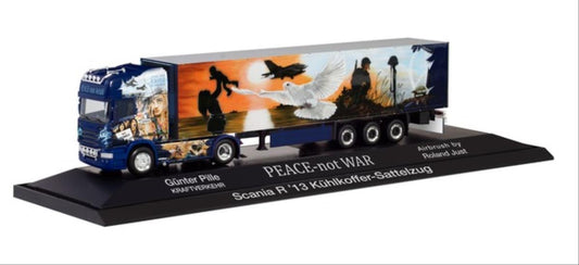 Herpa 122016 Scania R '13 TL Refrigerated Semitrailer Peace not War HO